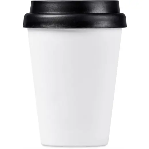 Altitude Perk Recycled Plastic Double-Wall Tumbler Solid White